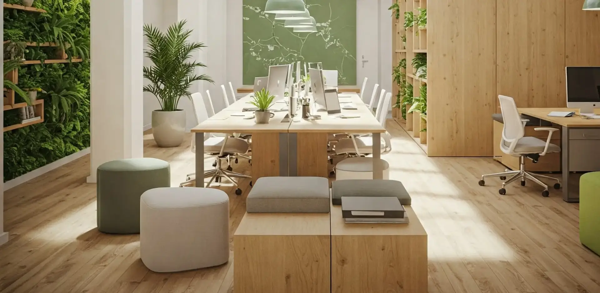 🏢 Modern Office Design Trends Using Multiwood & WPC Solutions