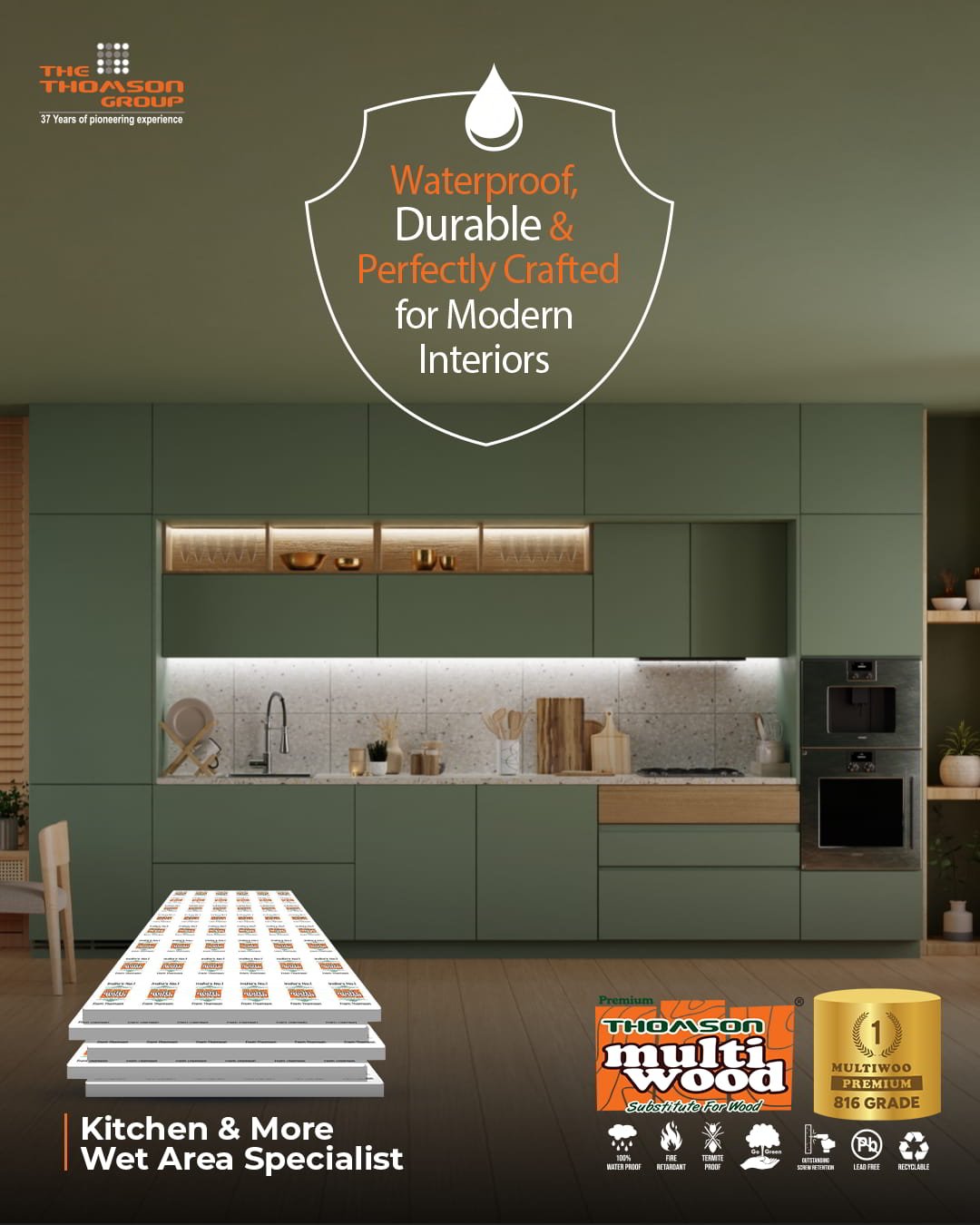 Waterproof & Drurable